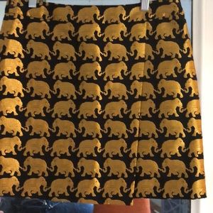 J Crew faux wrap miniskirt.